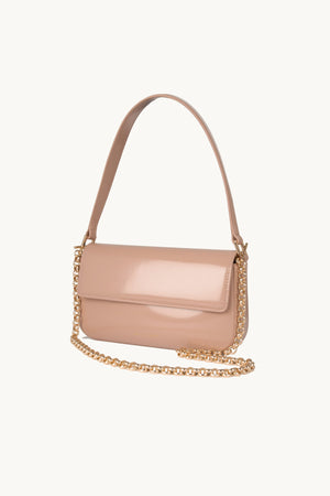 Dylan Kain The Baguette Patent Bag Fawn