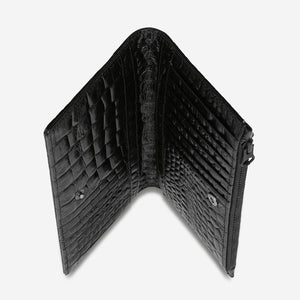 In the Beginning Black Croc Emboss 3