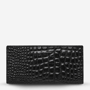 In the Beginning Black Croc Emboss