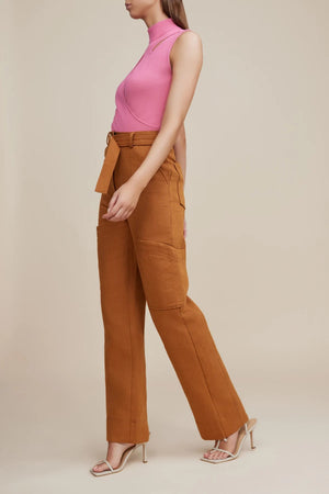 Acler Barry Top Dusty Rose