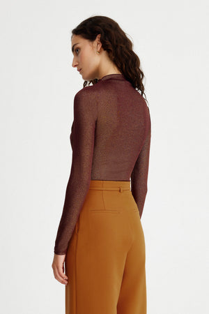 Significant Other Cali Top | Chocolate