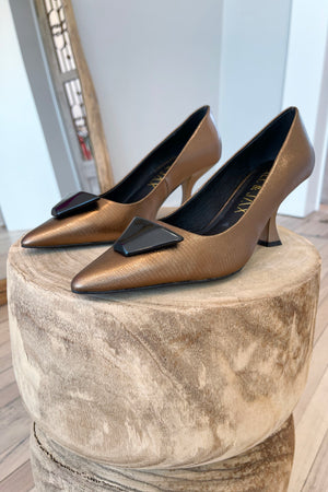 Hael & Jax Bambi Heel | Bronze