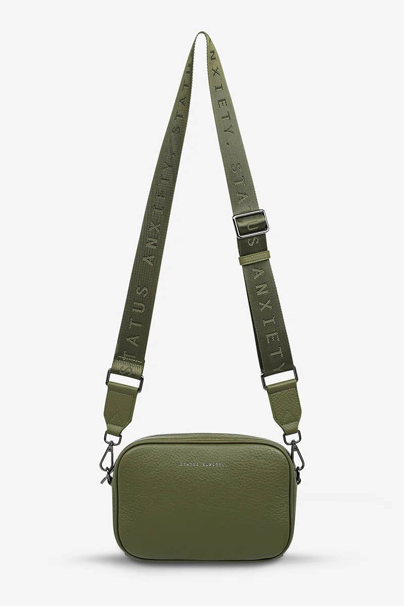 Status Anxiety Plunder With Webbed Strap Bag | Khaki