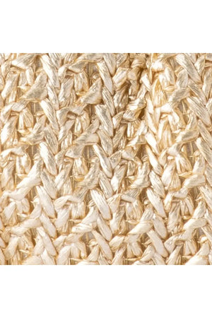 Olga Berg Stevie Pleated Woven Clutch | Gold