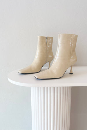 Hael & Jax Mimi Boot | Vanilla Croc