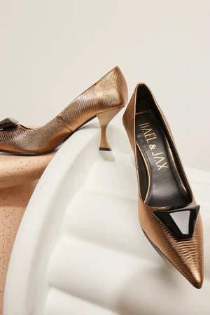 Hael & Jax Bambi Heel | Bronze