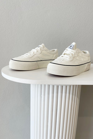 Superga 3041 Revolley Colorblock Platform | White Avorio