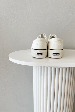 Superga 3041 Revolley Colorblock Platform | White Avorio