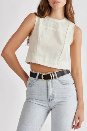 Status Anxiety Let It Be Belt | Black/Gold