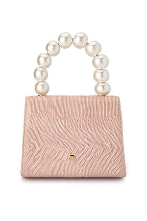 Olga Berg Peta Pearl Handle Bag | Pink