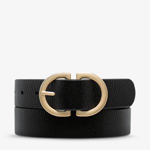 Status Anxiety In Reverse Belt | Black/Gold