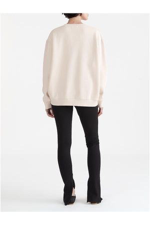 Ena Pelly Letters From NY Oversized Sweater | Parchment