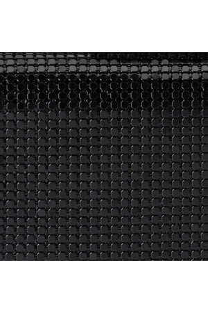 Olga Berg Inca Mesh Clutch | Black