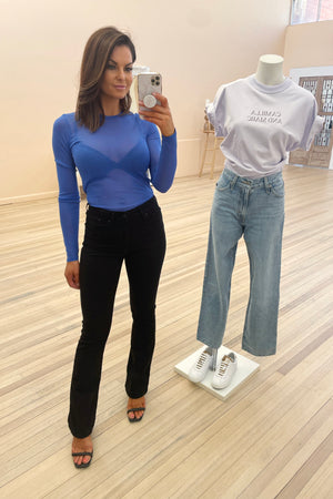 Levi's 725 High Rise Bootcut Jeans | Night Is Black