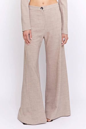 Pfeiffer Wide Leg Pant | Biscuit