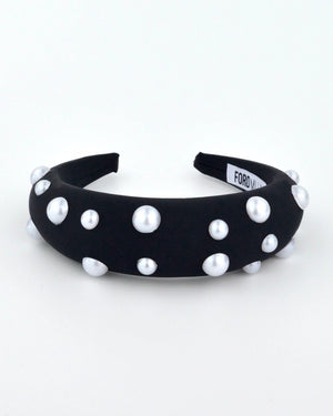 Ford Millinery Monica Headband Black/Pearl