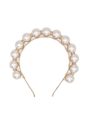 Morgan & Taylor Rihannon Headpiece | Pearl