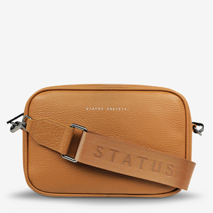 Status Anxiety Plunder With Webbed Strap Bag | Camel