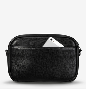 Status Anxiety Plunder With Webbed Strap Bag | Black