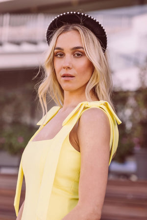 Morgan & Taylor Rania Headband Black