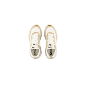 Superga 4089 Training 9TS Slim Vegan Faux Leather Beige/ Avorio