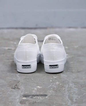 Superga 2790 White Canvas Full Platform BEST SELLER | RESTOCKED