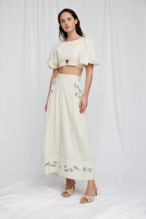 Significant Other Sylvie Top Oatmeal