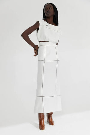 Significant Other Theodora Top Ivory