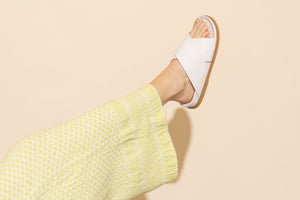 James Smith La Sponda Slide White