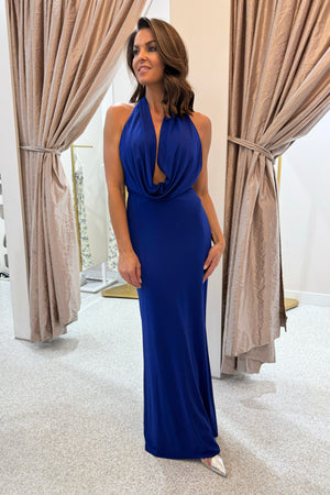 Bec + Bridge Nessie Cowl Neck Maxi Dress | Ultramarine Blue