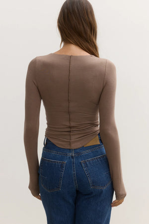 Bayse Brand Anisa Top | Clay