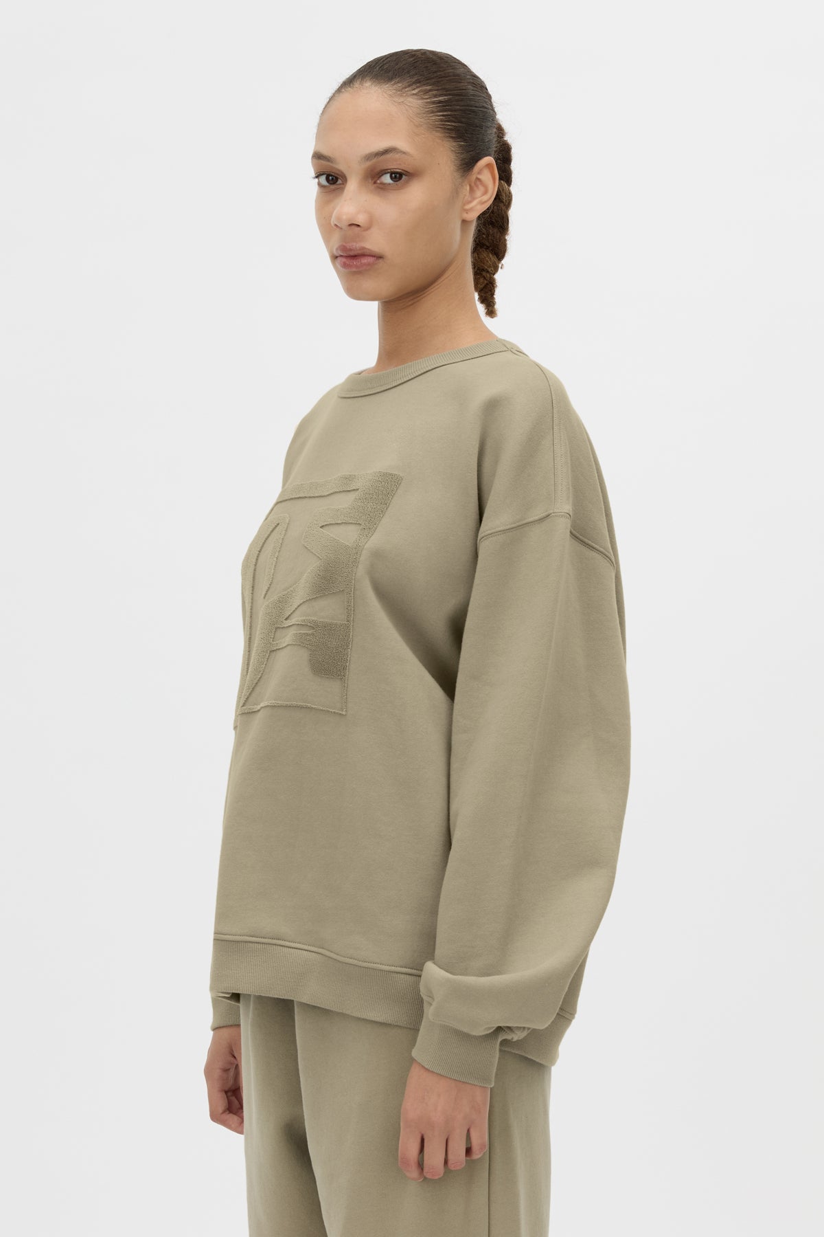 C&M Camilla & Marc Flocked Tracksuit Top | Clay
