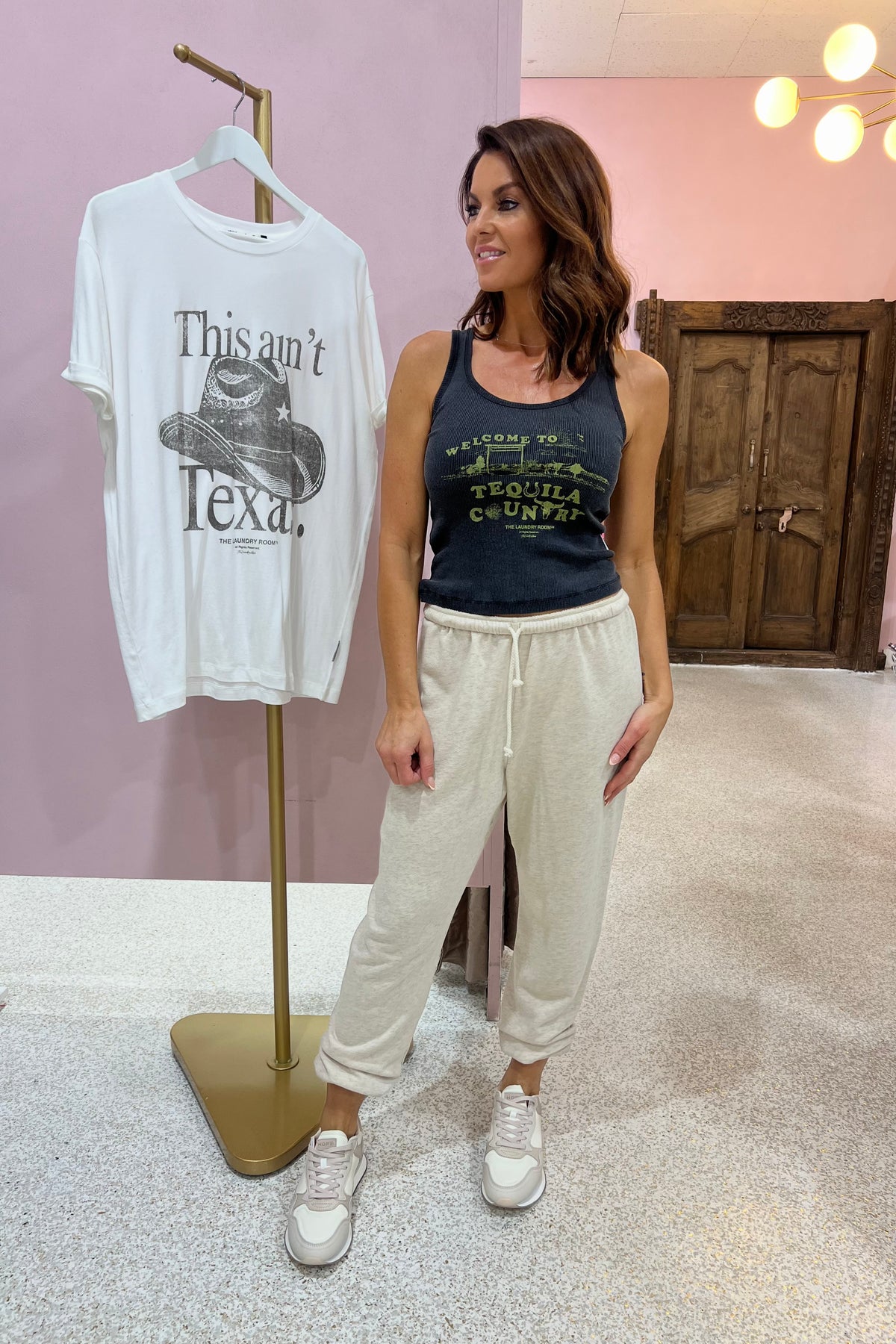 The Laundry Room Tequila Rib Tank | Black Snow