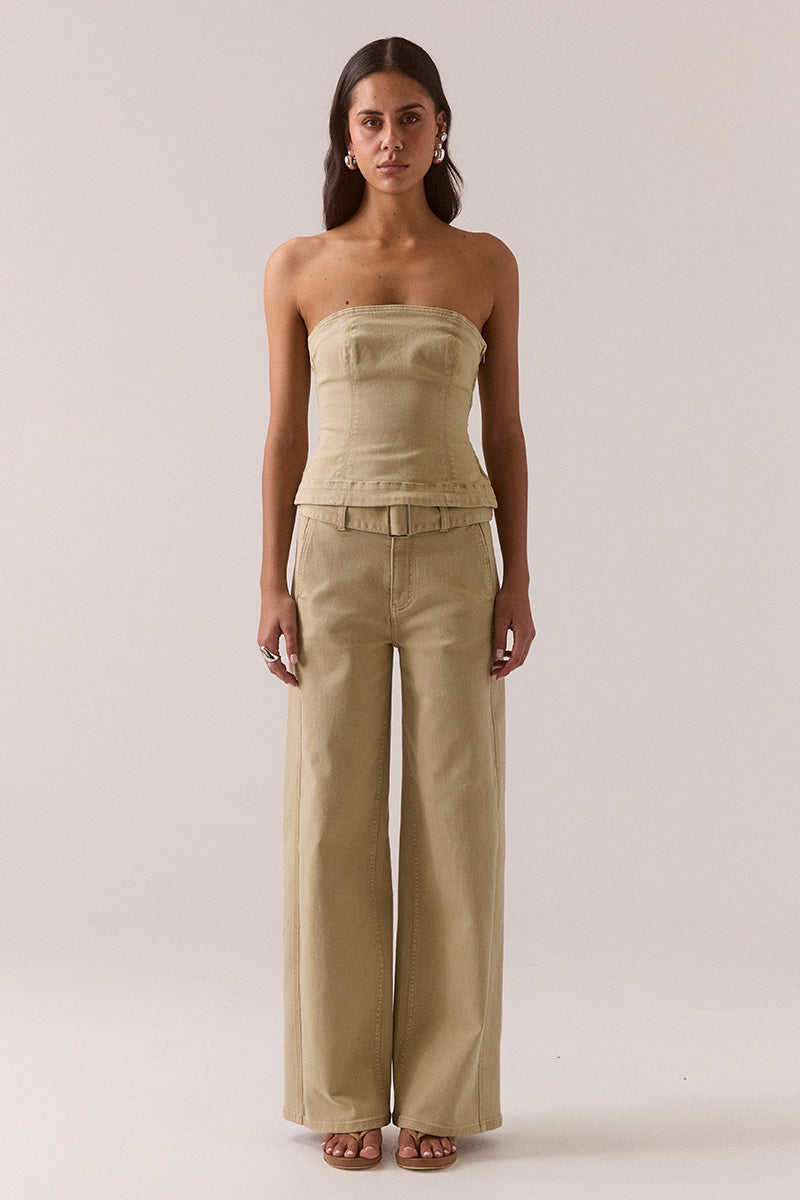 Sovere Studio Verve Jeans | Pistachio  || PRE_ORDER ETA 10/01/2026