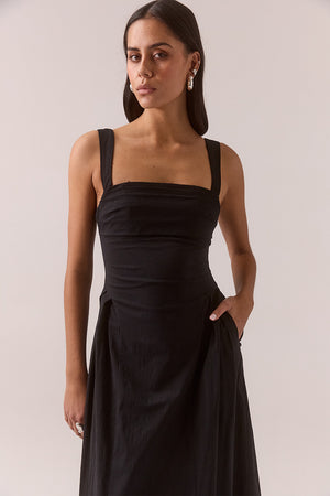 Sovere Studio Nixie Midi Dress | Black