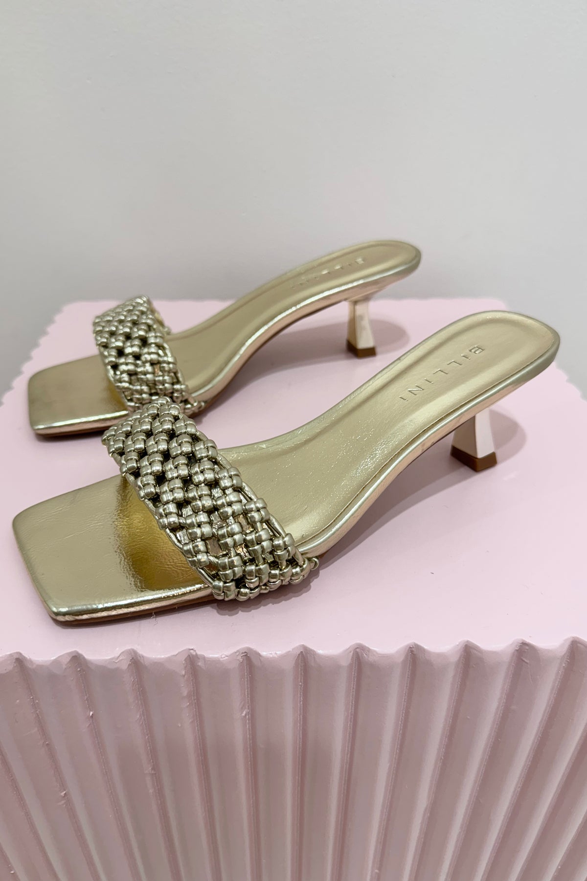 Billini Michelle Mule | Gold Metallic