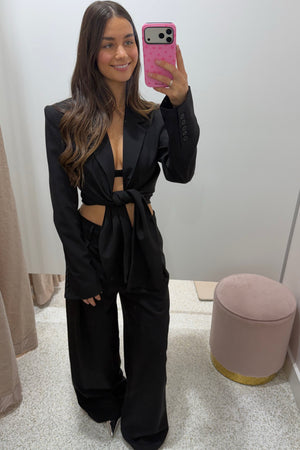 Bec + Bridge Eleanora Cropped Jacket | Black