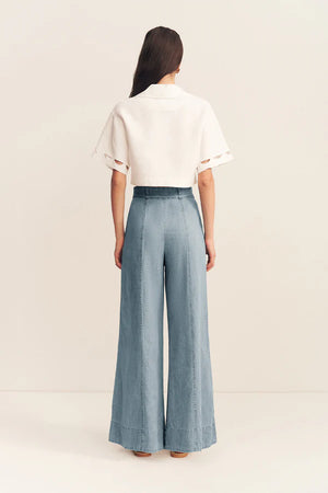 Shona Joy Elisworth Palazzo Pants | Bleached Blue
