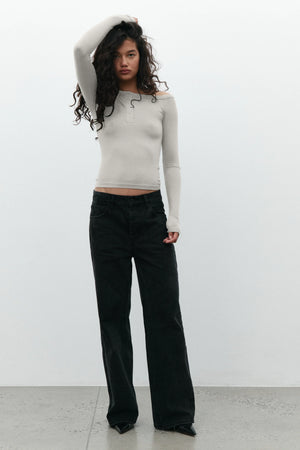 Bayse Brand Zinnia Top | Oatmeal