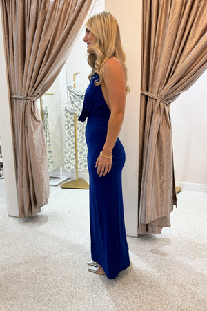 Bec + Bridge Nessie Cowl Neck Maxi Dress | Ultramarine Blue