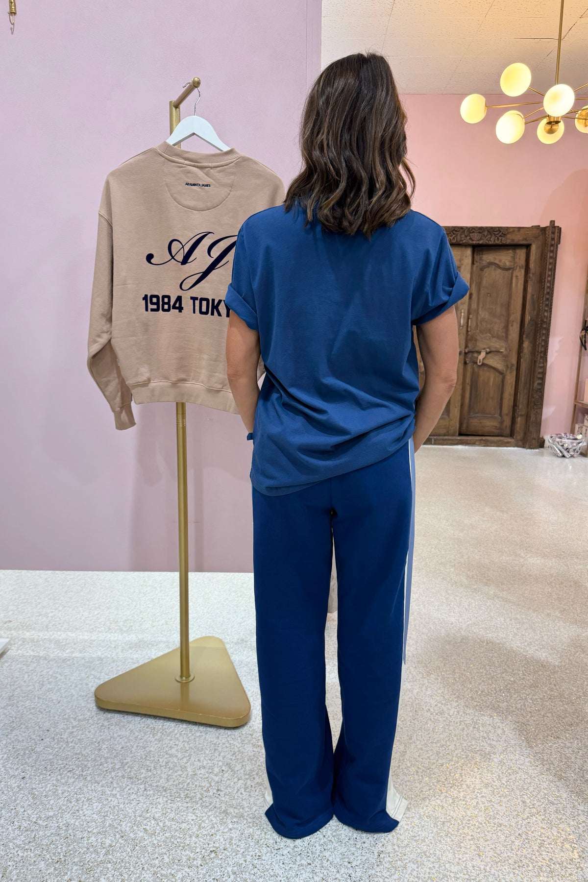 Araminta James Parisienne Tee | Estate Blue