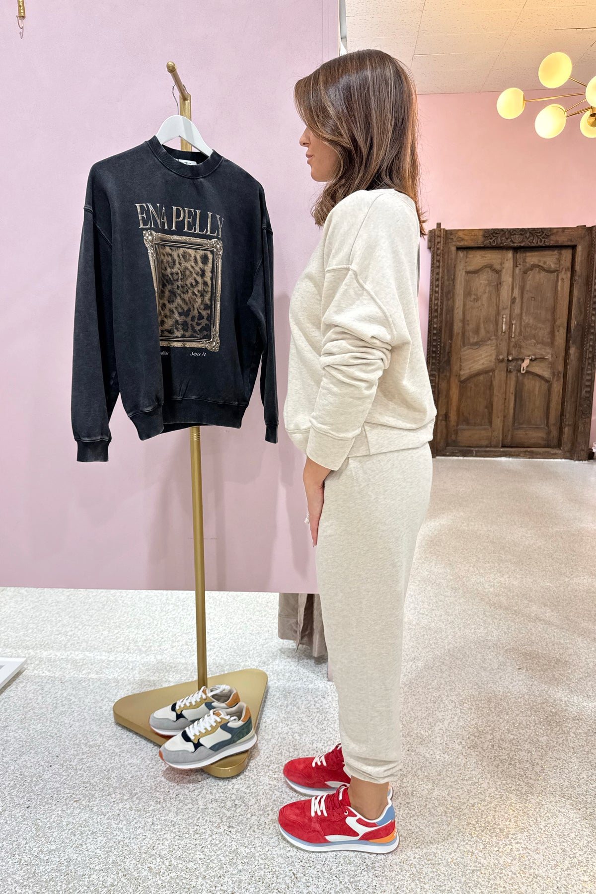 Perfect White Tee Tyler Pullover Sweatshirt | Oatmeal