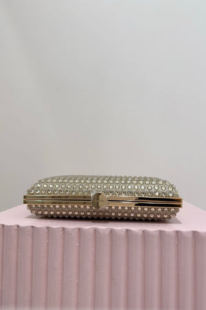 Olga Berg Manuela Hotfix Clutch | Gold