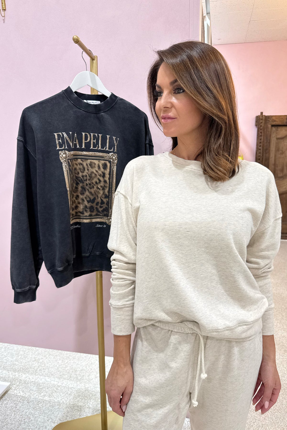 Perfect White Tee Tyler Pullover Sweatshirt | Oatmeal