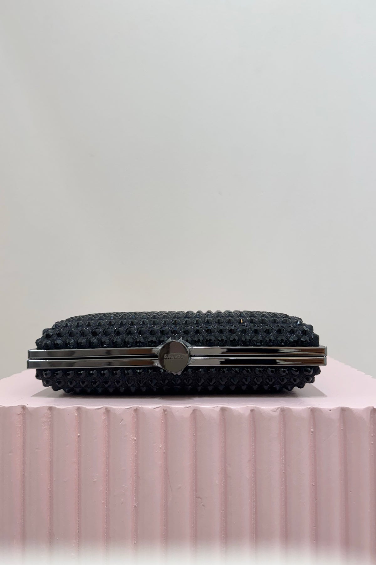 Olga Berg Manuela Hotfix Clutch | Black