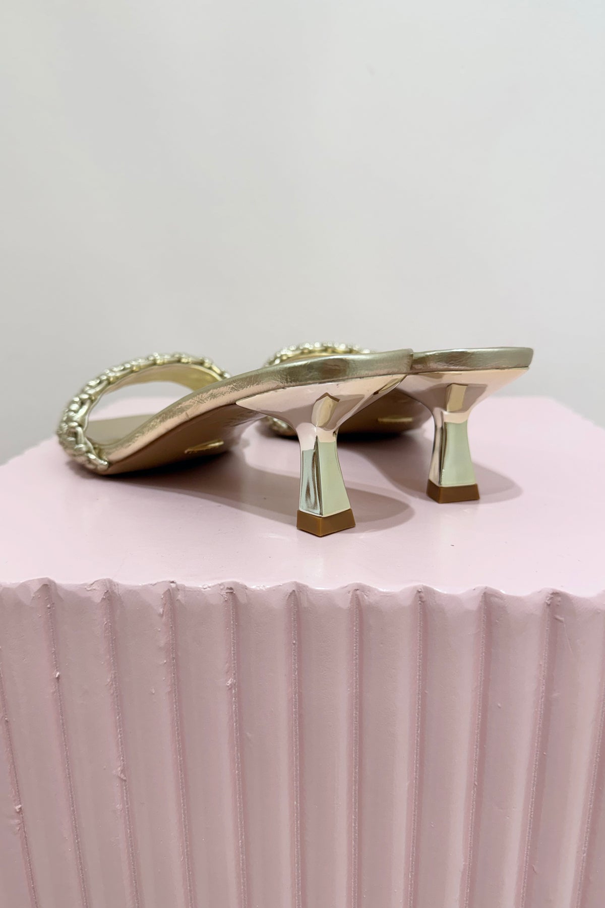 Billini Michelle Mule | Gold Metallic