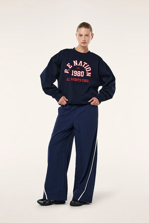 P.E Nation Backspin Sweat | Dark  Navy