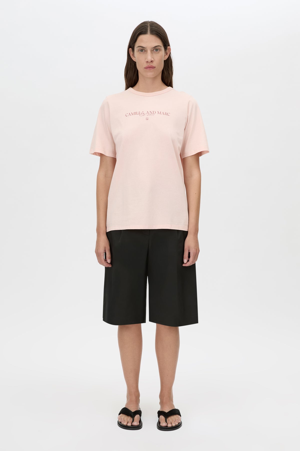 C&M Camilla & Marc Ghiberti Logo Tee | Sherbet