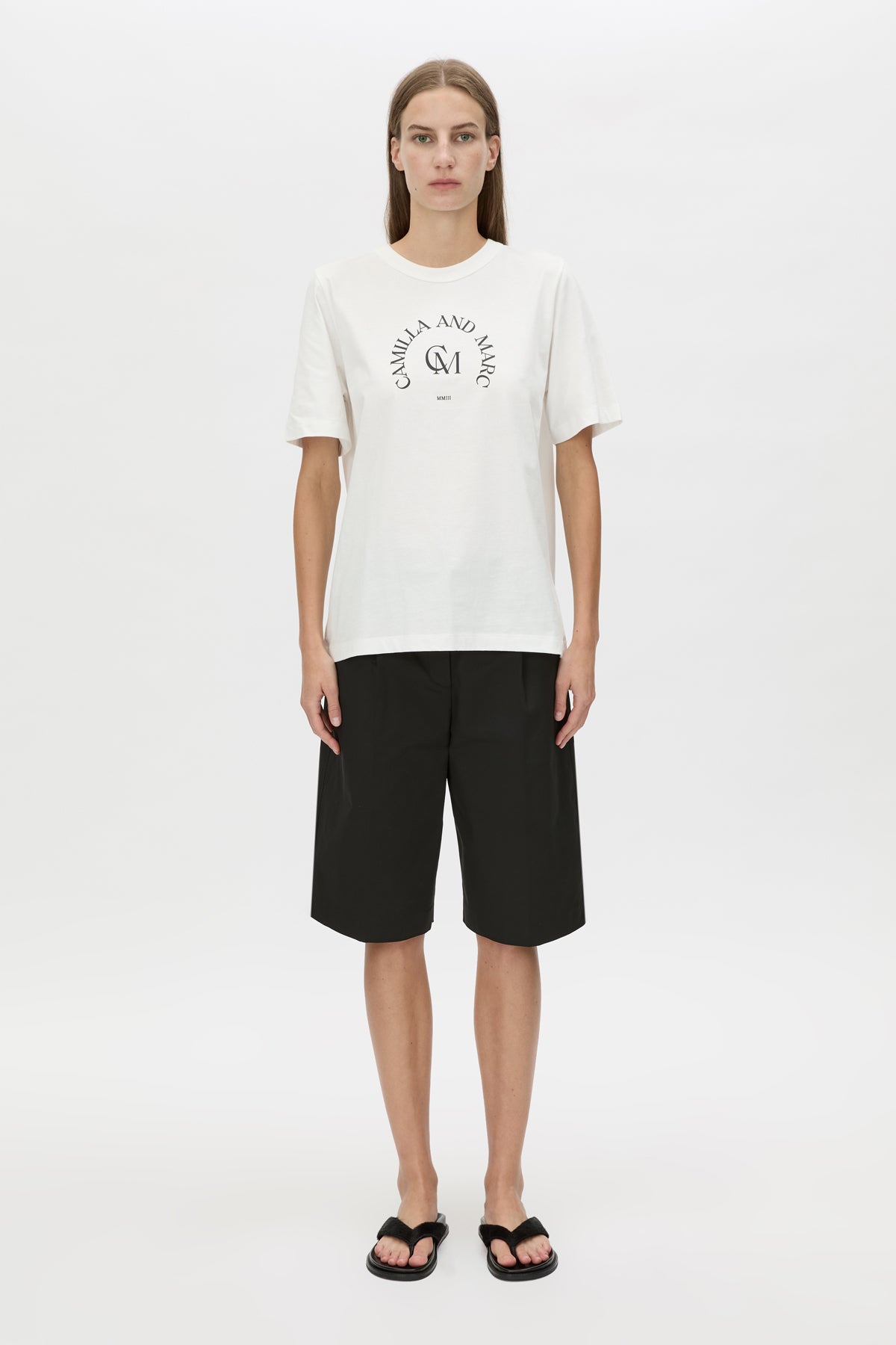 C&M Camilla & Marc Karine Graphic Tee | Soft White
