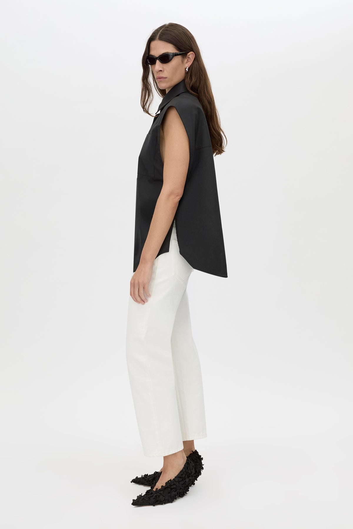 C&M Camilla & Marc Milo Sleeveless Shirt | Black
